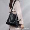 Large Capacity Bucket Genuine Leather Bag Single-shoulder Versatile Genuine Leather Crossbody Bag