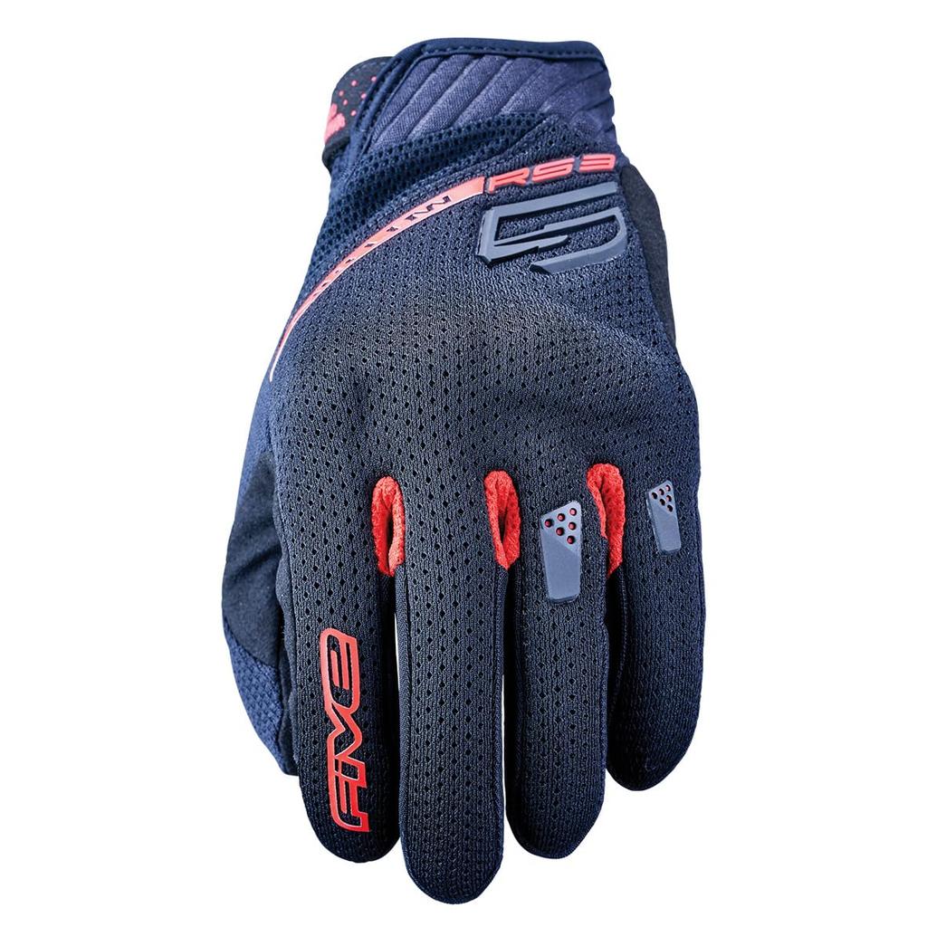 Five Motorcycle Gloves Black/Red (Size: XL) RS3 EVO AIRFLOW Gloves