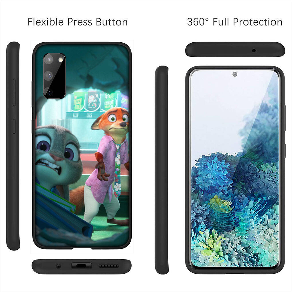 Для iPhone 17 16 15 Xiaomi Poco F7 F8 X7 X6 C85 C75 M8 Redmi Note 14 13 12 11 Pro Max 14C 13C 15C A3 A4 Чехол для телефона Мультяшный Ник Зверополис Гари Джуди 2