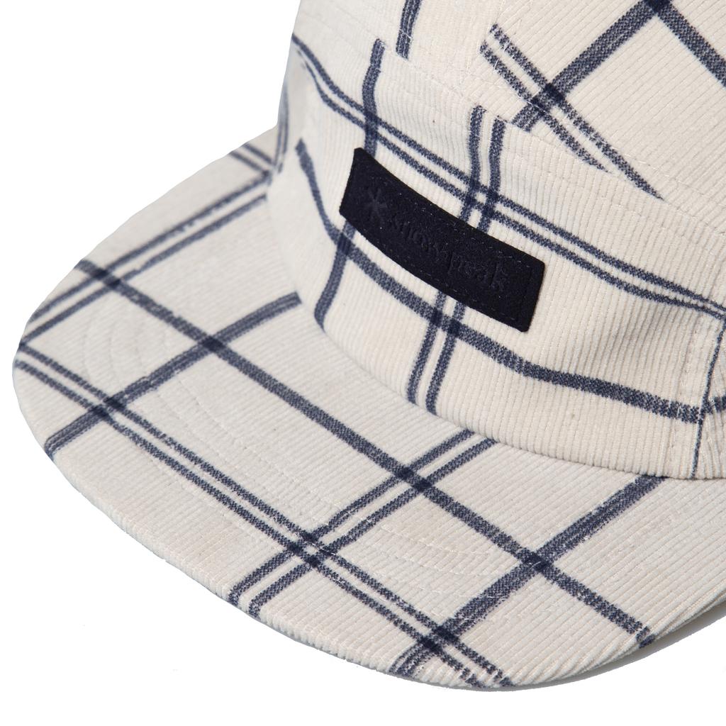 Кепка-картуз SNOWPEAK APPAREL из вельвета, цвет слоновой кости (S22Furcp04)