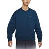Nike Sweatshirts Men's Blue Crew Neck Moderate Regular (Unisex) Sweatshirts DA0318 460