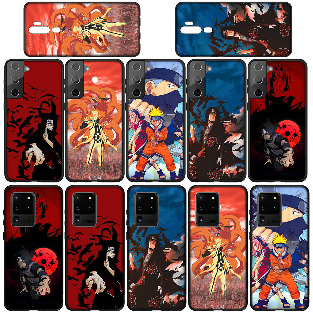 Case for iPhone 17 16 15 Plus Xiaomi Poco F8 F7 X7 X6 M8 C85 C75 C71 Redmi Note 14 12 11 13 Pro Max 14C 13C 15C Akatsuki Comics Itachi Sasuke Naruto