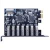 Карта расширения SuperSpeed USB 3.0 7 портов PCI-E Express с 15-контактным разъемом питания SATA P