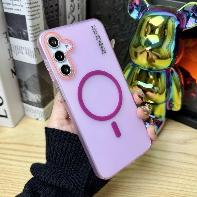 Clear Frosted Phone Case for Samsung Galaxy A57/37/27/17/07 A56/36/26/16/06 A55/35/25/15/05/S A54/34/24/14 Magnetic Wireless Charge Shockproof Cover