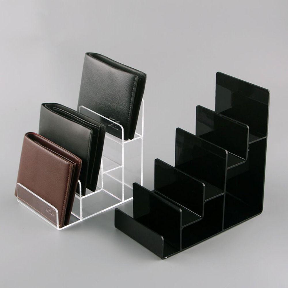 Space Saving Wallet Glasses Storage Rack Multilayer Bag Stand Wallet Display Stand  Bag Shop