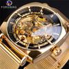 Forsing Men's Fashion Casual Hollow Mesh Waterproof Mechanical Watch