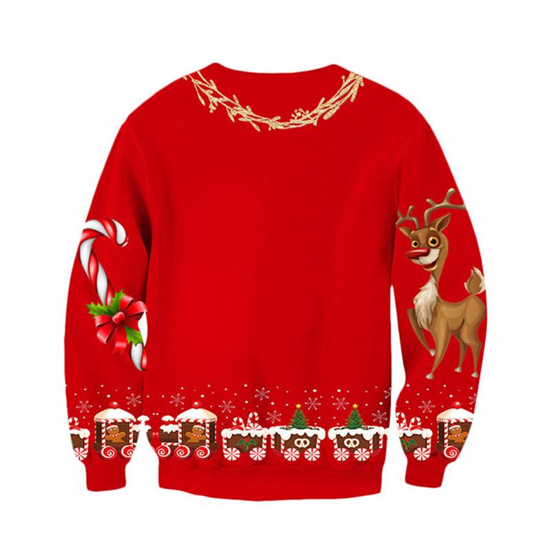 XXXL уродливый рождественский свитер, женский джемпер больших размеров, забавный свитшот с принтом, пуловер, свитера, осенне-зимняя одежда большого размера XXXL