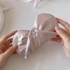Bow Embossed Eyeglass Case Pink Color Glasses Storage Bag Sunglasses Pouch  Storage Solution