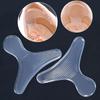 Invisible Silicone Shoes Pad Stickers Transparent Slip-resistant Foot Insoles Gel Sticker Patches