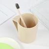 Eco-Friendly Brushing Cup With Handle Plastic Cup Mouthwash Water Mug Mug Cup Wheat Straw Tumblers
