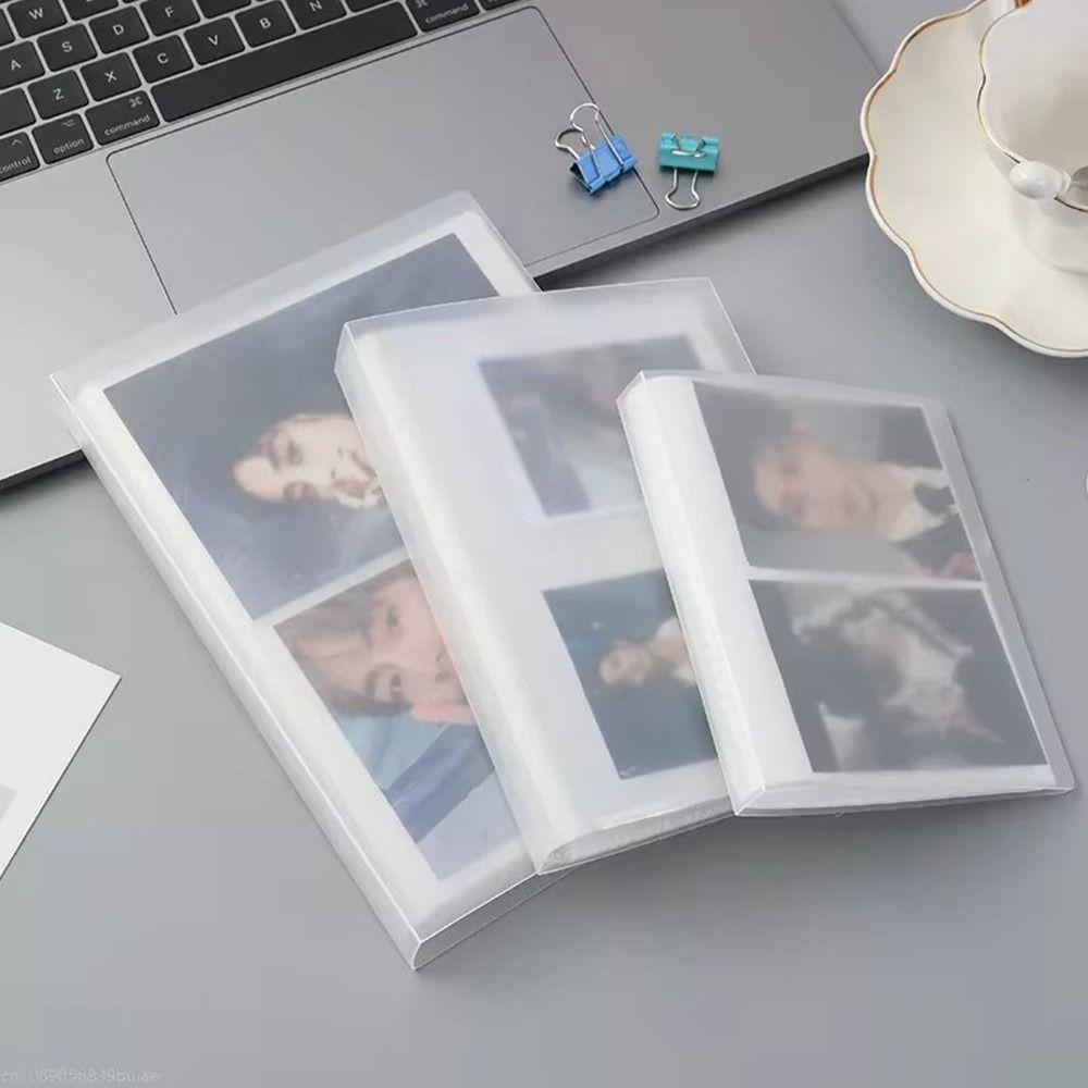 Многофункциональный прозрачный ПВХ фотоальбом для 3-дюймовых фотокарточек, портативная книжка для хранения купюр