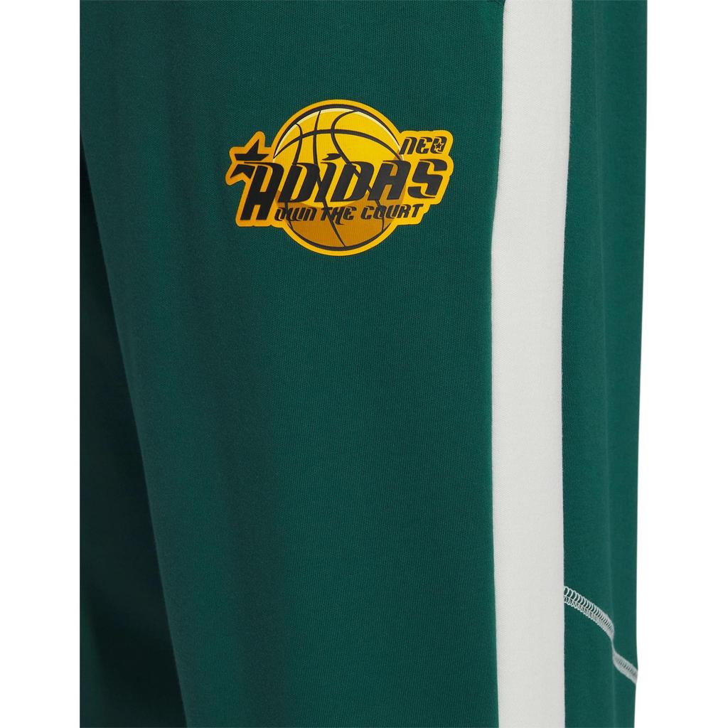 Adidas Полосатые спортивные брюки в стиле колор-блок, мужские, лесной цвет, зеленый IK3444