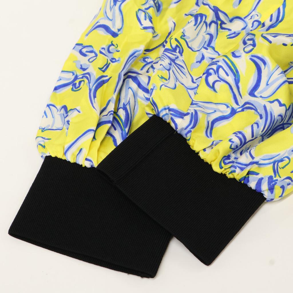 Tory Burch 20 Years 76143 Rib Waist Dress Yellow Swirl Dress 14 yellowUsed