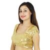 Dense Sequins Ready-Made Choli Designer Stitched Blouse Crop-Top Party Wear