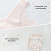 Girl Development Period Bra with Wide Elastic Straps Seamless Breast Support And Coverage No Steel Rings High