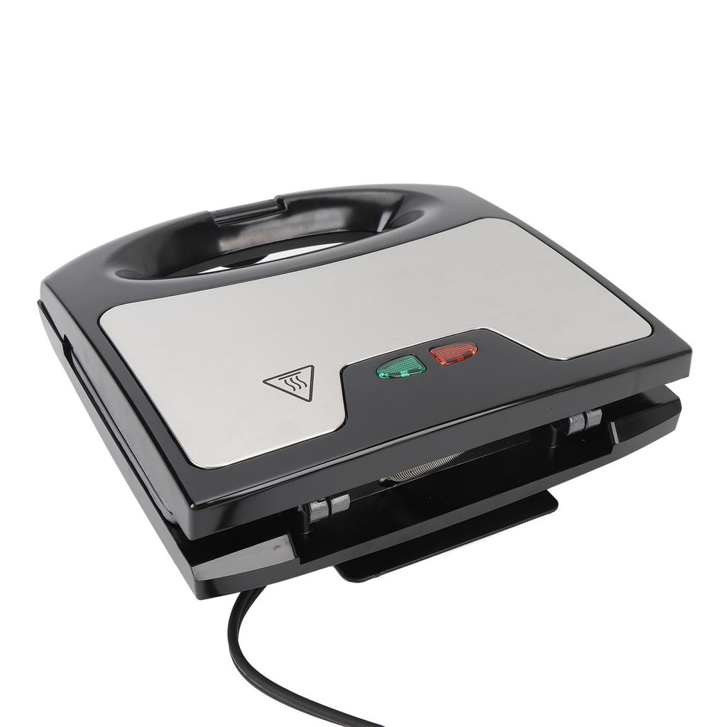 Электрический пресс для сэндвичей с безопасной ручкой, антипригарный, алюминиевый, для вафель Sna