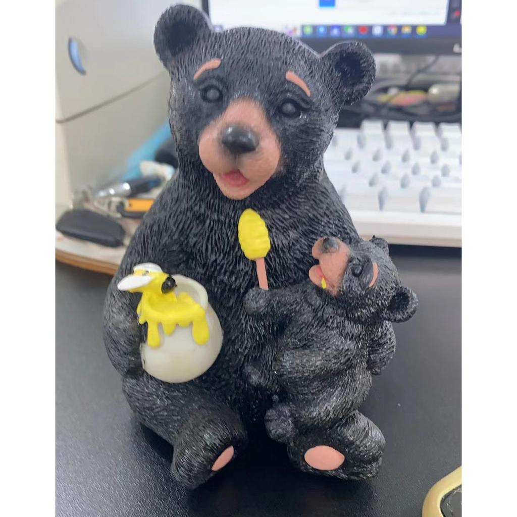 Resin Ornaments, LED Lights, Garden Statues, Love Bear Statues, Outdoor Lights, Garden Decoration Gifts