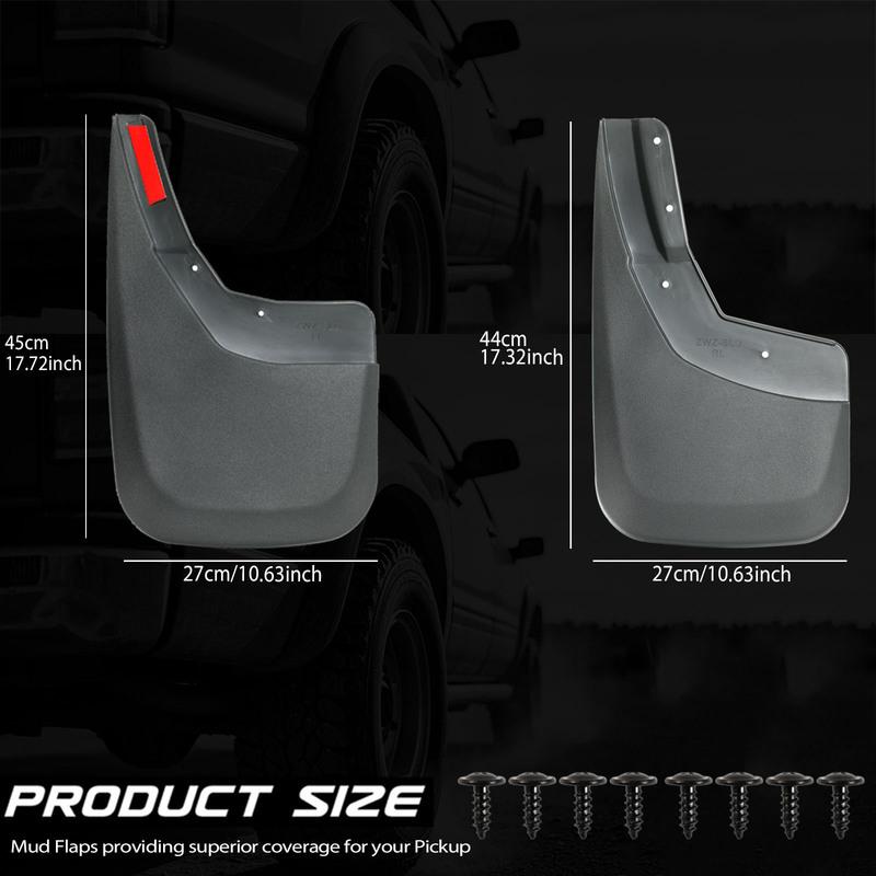 4 шт. Для Chevrolet Silverado 1500 2500 3500 HD 2014-2018 Передние Задние Брызговики Грязезащитные Щитки Левый Правый 2015 2016 2017
