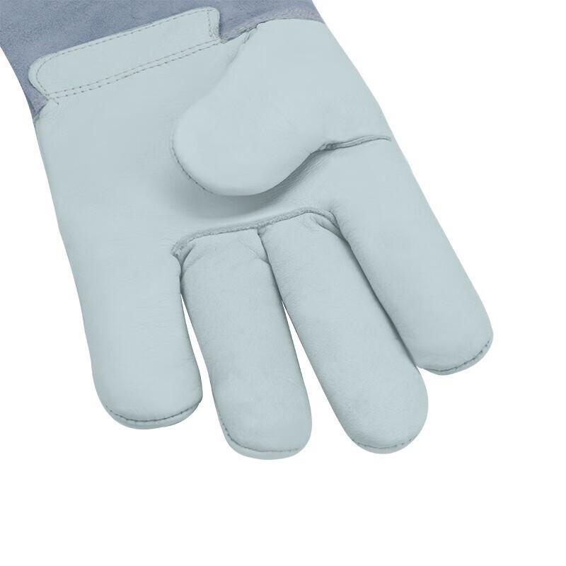 Anti-Freeze Gloves, 26cm, Cold-Resistant, Cold-Proof, Liquid Nitrogen And Dry Ice Cold Storage, Cowhide Protection, 1 Pair