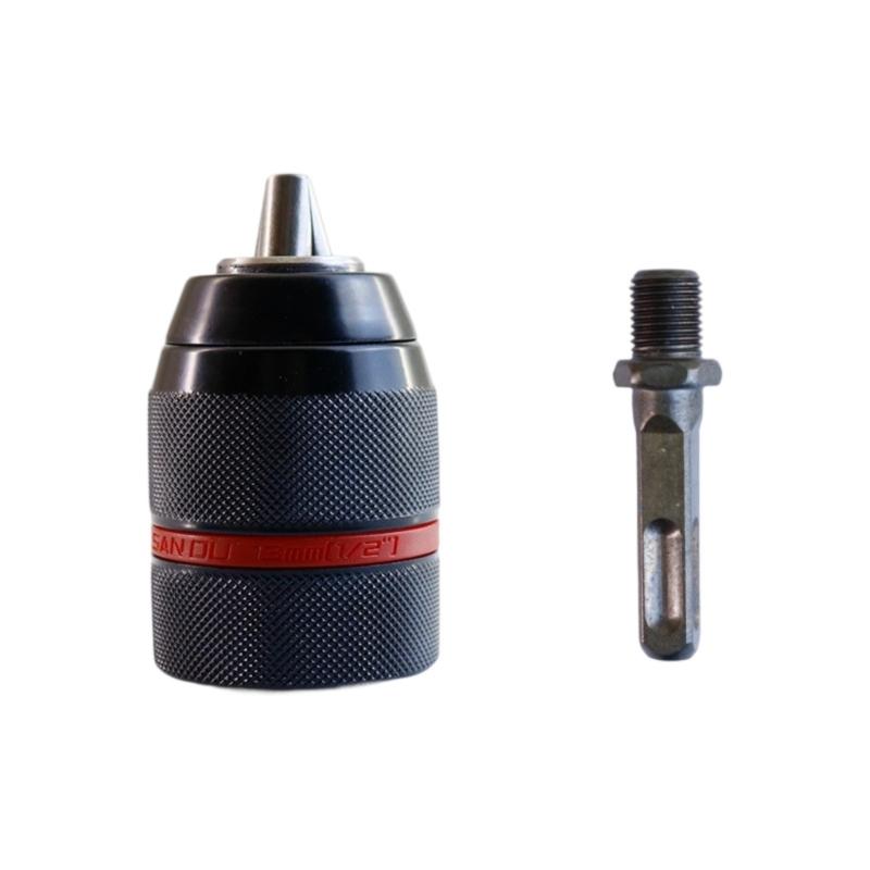 Ratcheting SelfLocking Metal Chucks &Rod Set For Power Tool With Quick Changes Design And Alloy Steel Construction