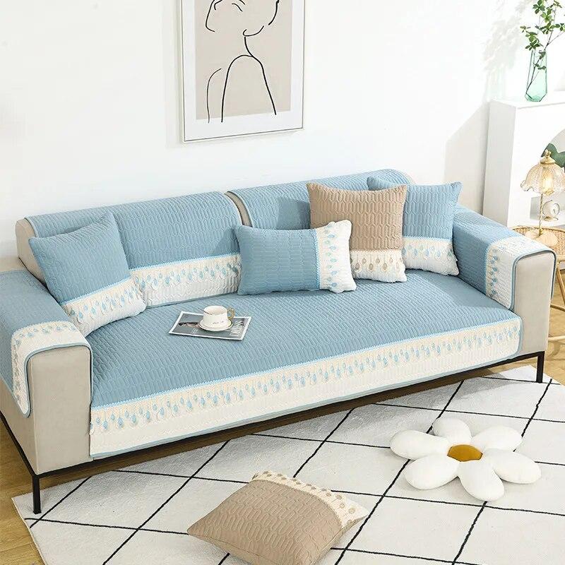 1 шт., однотонный чехол для дивана, мягкий чехол для сиденья дивана, чехол для дивана, полотенце, чехол для дивана, защита для мебели для гостиной, домашний декор