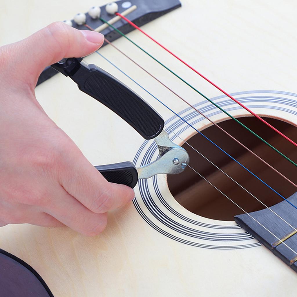 3 In 1 Multifunctional Guitar String Tool Guitar Bridge Pin Puller Guitar String Winder Cutter Guitar String Cutter
