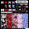 15Grids/box Mixed Resin Bowknot Nail Art Decorations 3D Acrylic Charms Kawaii Colorful Bow Rhinestone DIY Manicure Tools Parts