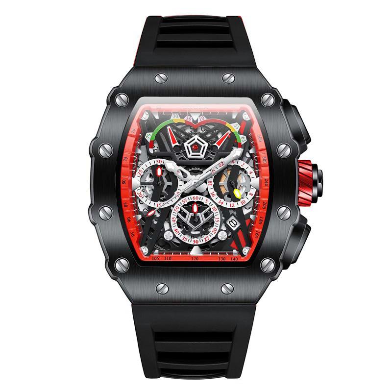 Top Brand New Fashion Multi-color Multi-function Automatic Mechanical Men's Watch Luminous Waterproof Men's Wrist Watch