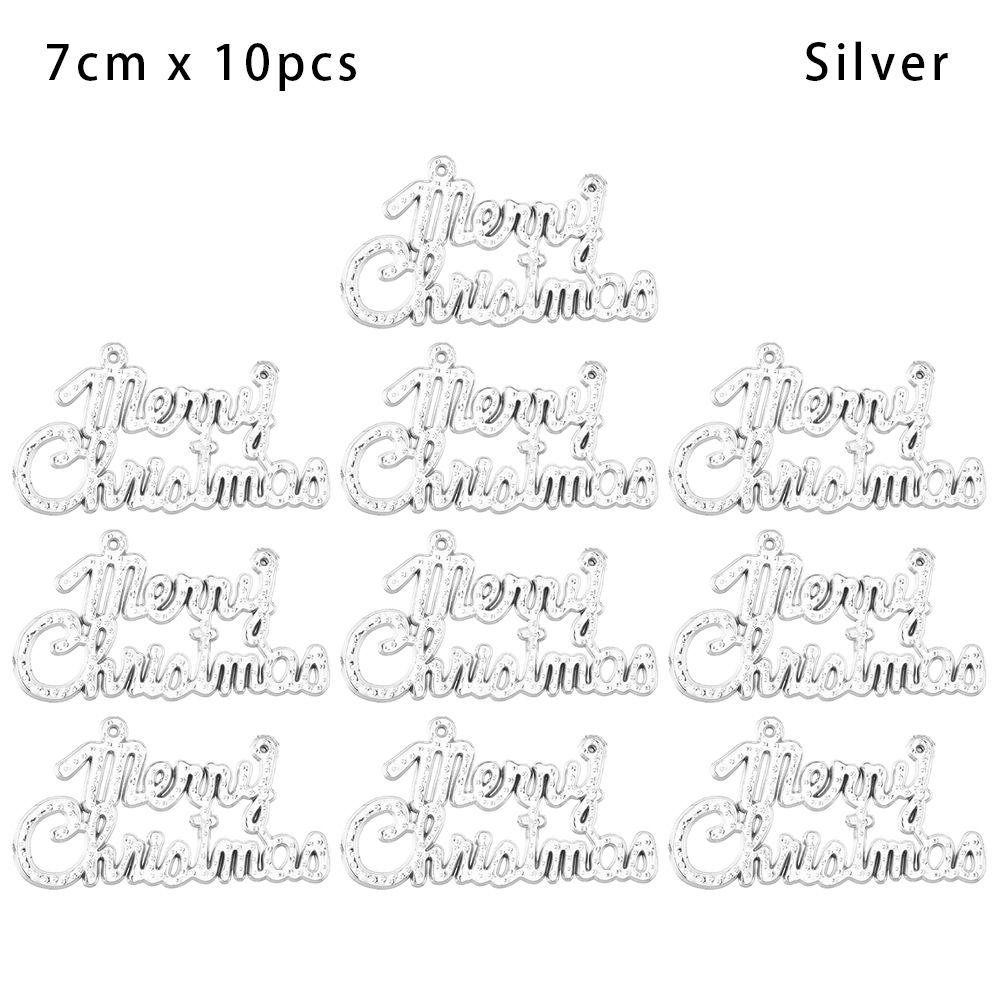 Accessories Party Supplies Merry Christmas Pendant Xmas Tree Decor Hanging Ornament English Letter