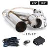 Universal Stainless Steel 2.5"3"Dump Valve Electric Exhaust Cutout with Wireless Remote CT93