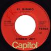 7inch Record BIMBO JET - El Bimbo 72752 Capitol Records 1974 Canada Soul/Funk Used