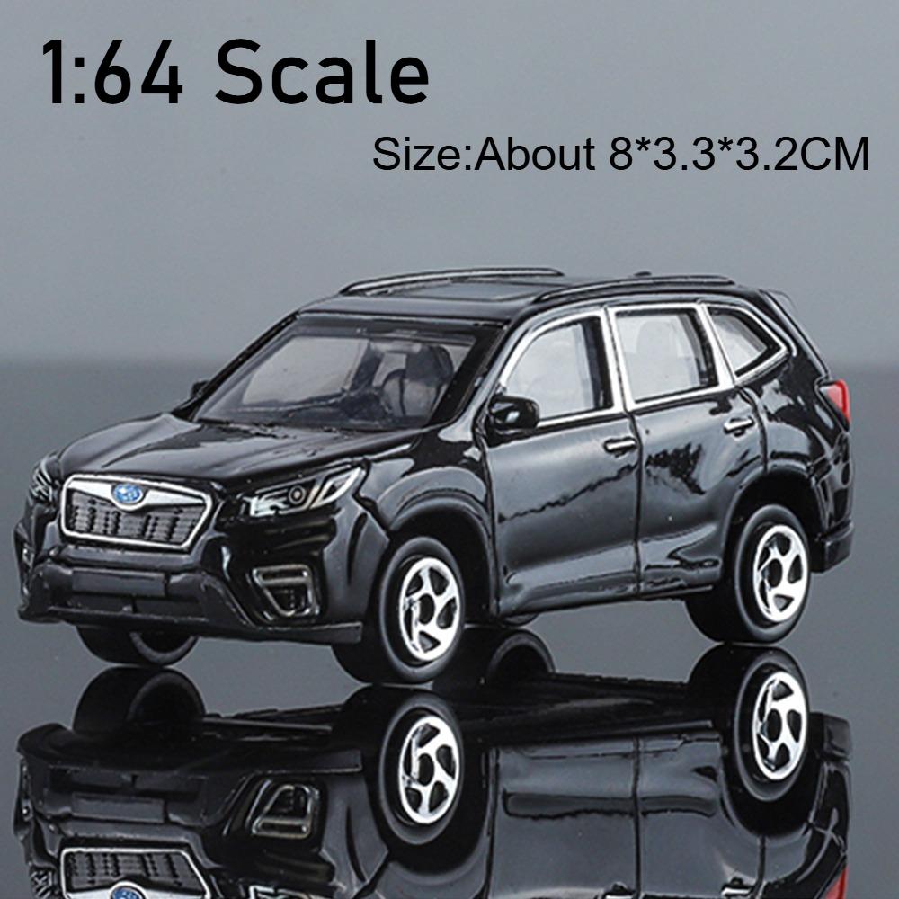 Масштаб 1:64 Subaru Forester Модель автомобиля из сплава Игрушка Металлический корпус Раздвижная Миниатюрная Модели спортивных автомобилей Мальчики Изысканные Подарки на день рождения
