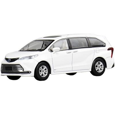 1/64 Toyota Sienna MPV Сплавная машина Литые и игрушечные транспортные средства Модель автомобиля Миниатюрная масштабная модель автомобиля для детей