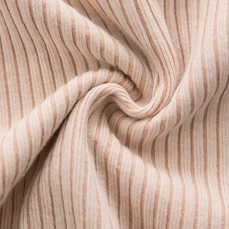 Женский Хлопково-Шерстяной Комплект для Похудения: Полосатые осенние брюки и теплый корректирующий нижний бельевой свитер