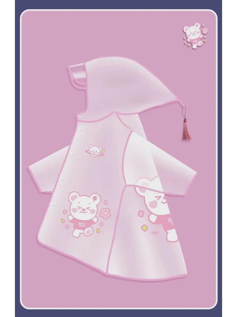 Мультяшный плащ для детей: Утолщенный, водонепроницаемый для мальчиков и девочек в детском саду и начальной школе