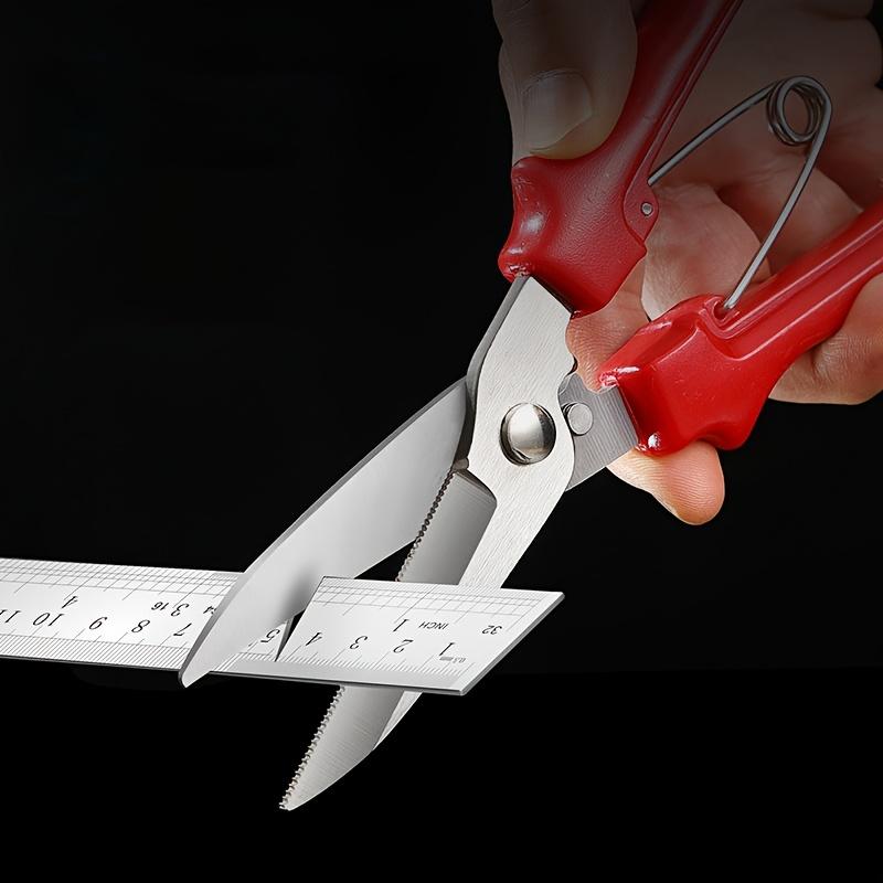 1pc Industrial-Grade Sheet Metal Snips: Multi-Purpose Heavy-Duty Aviation Pliers High Hardness & Durability for Cutting Plates