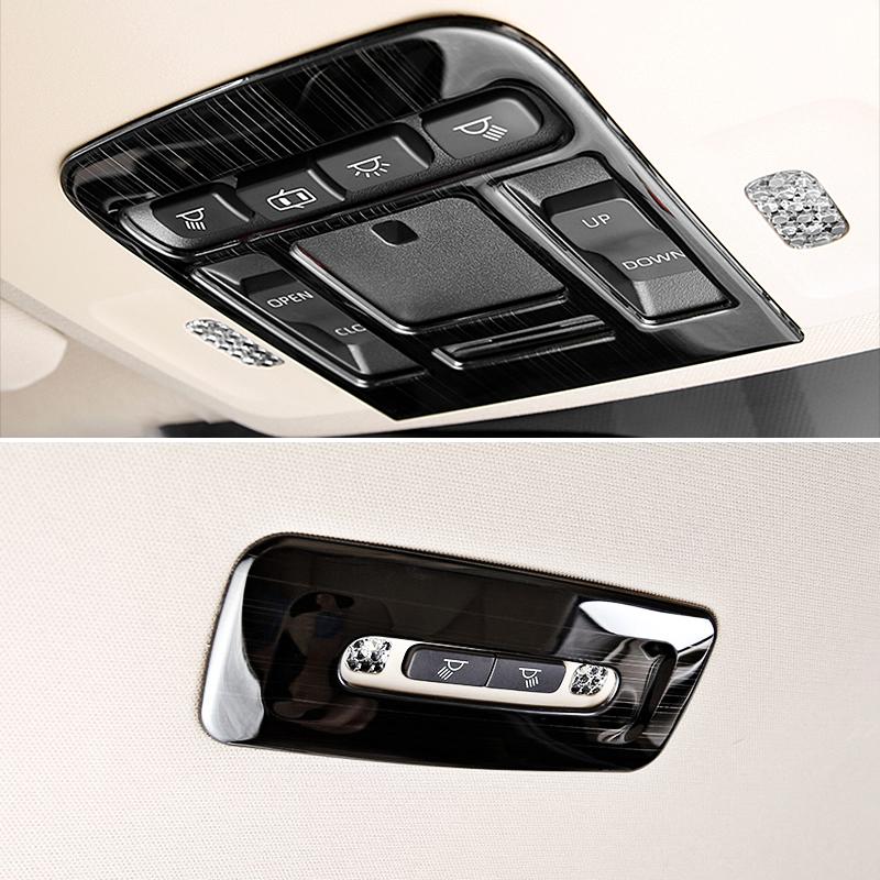 Нержавеющая сталь салон автомобиля передняя лампа для чтения лампа панель крышка отделка для Toyota Camry 70 XV70 2018-2022 2023