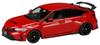HobbyJAPAN HJD43 Масштаб Honda Civic TYPE R RACING BLACK Комплектация с моделью с OEM отделкой 'Пламя' 1/43 (ФЛ5) Опции, Красный, (HJD431004R)