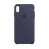 Genuine Silicone Case Back Cover for iPhone XS Max - Midnight Blue