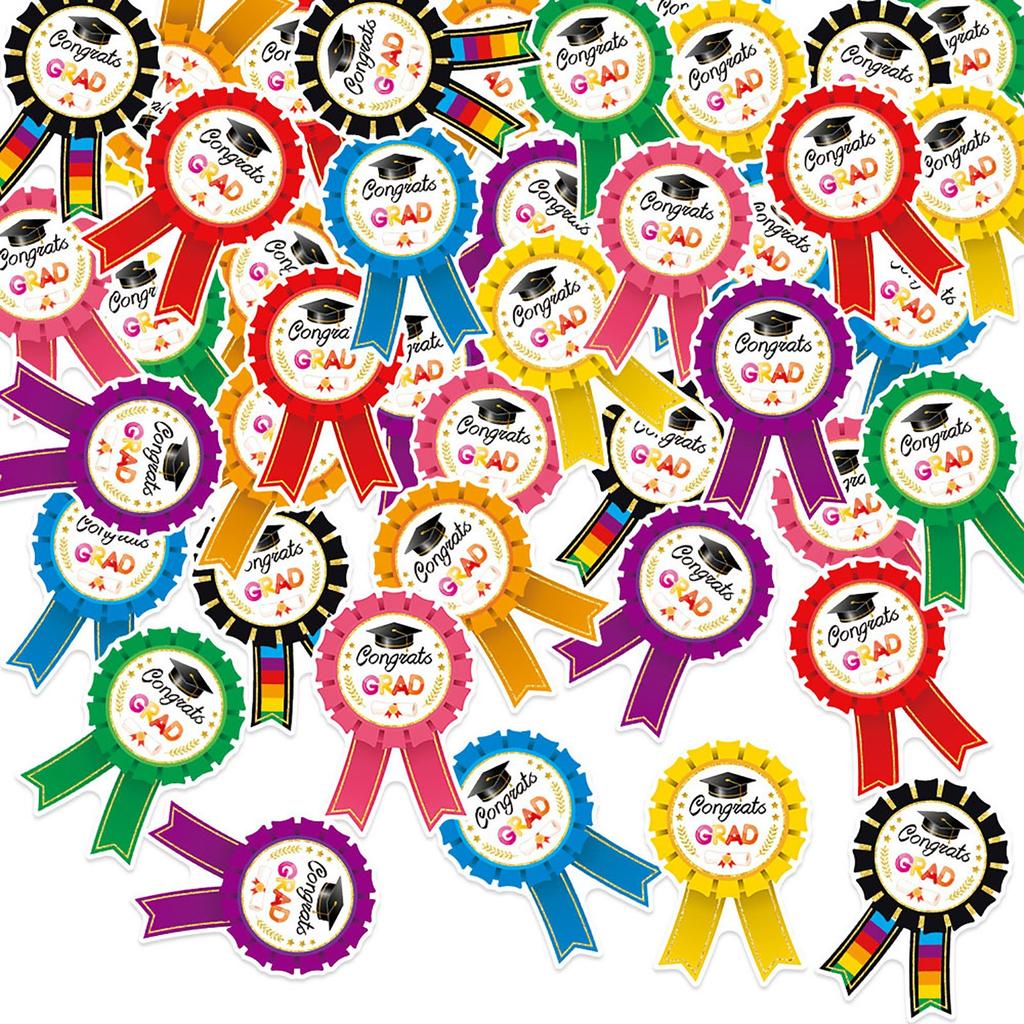 Наклейки для украшения выпускного сезона, наклейки на конверты и значки, самоклеящиеся наклейки на выпускной