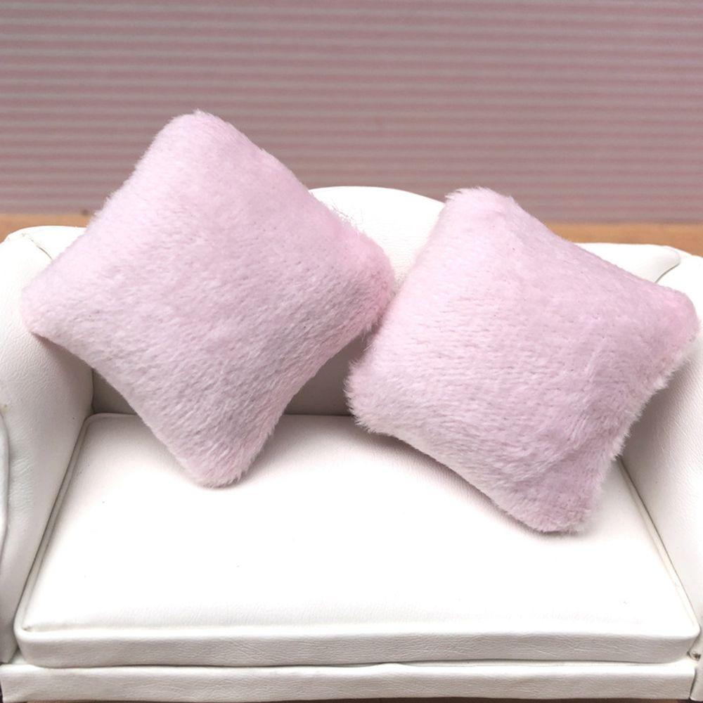 Sofa Doll House Supplies Doll Accessories Toys Furniture Miniature Cushions Mini Dollhouse Pillows