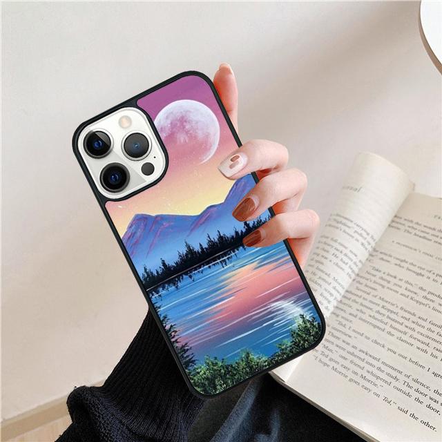 Чехол для телефона "Звездное озеро в горах" Задняя крышка Для iPhone 17 Air 16 15 14 Plus 11 Pro Max 13 Pro Max 12 Max Coque