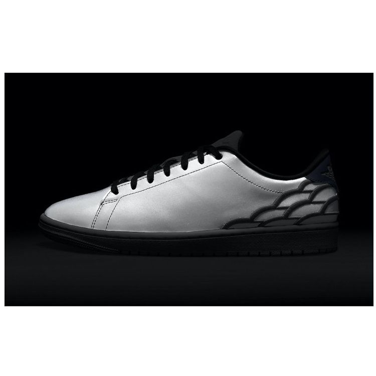 Светоотражающие кроссовки унисекс Air Jordan 1 Center Court Серый металлик-серебристый белый DO7762-004