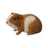 Ubia Brown and White Guinea X 9 X Garden Guinea Pig, 15.5 9.2 Cm, Figurine, Ornament, Animal, Decor, Pig, H11359-4