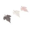 3PCS DIY Leaves Pendants Fashionable Elegant Zinc Alloy Leaf Pendants Accessories for Hairpins Jewelry Making