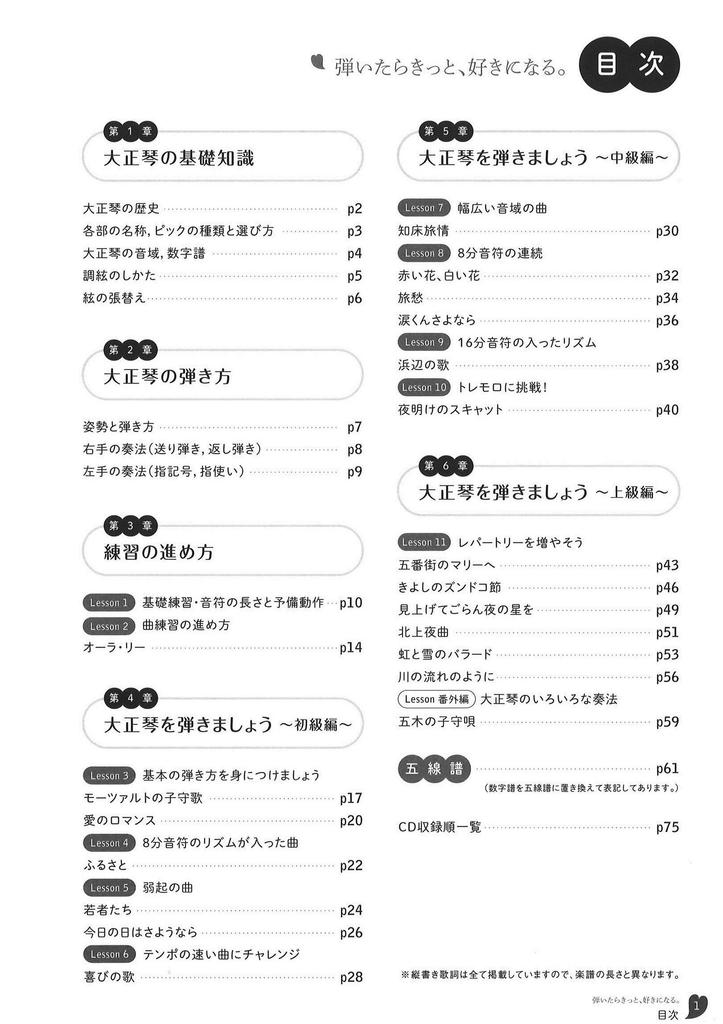 SUZUKI Suzuki Taishokoto Instruction Book Once You Play Definitely Love To the World of It, You'll It. ~Welcome Taishogoto~ (with CD)
