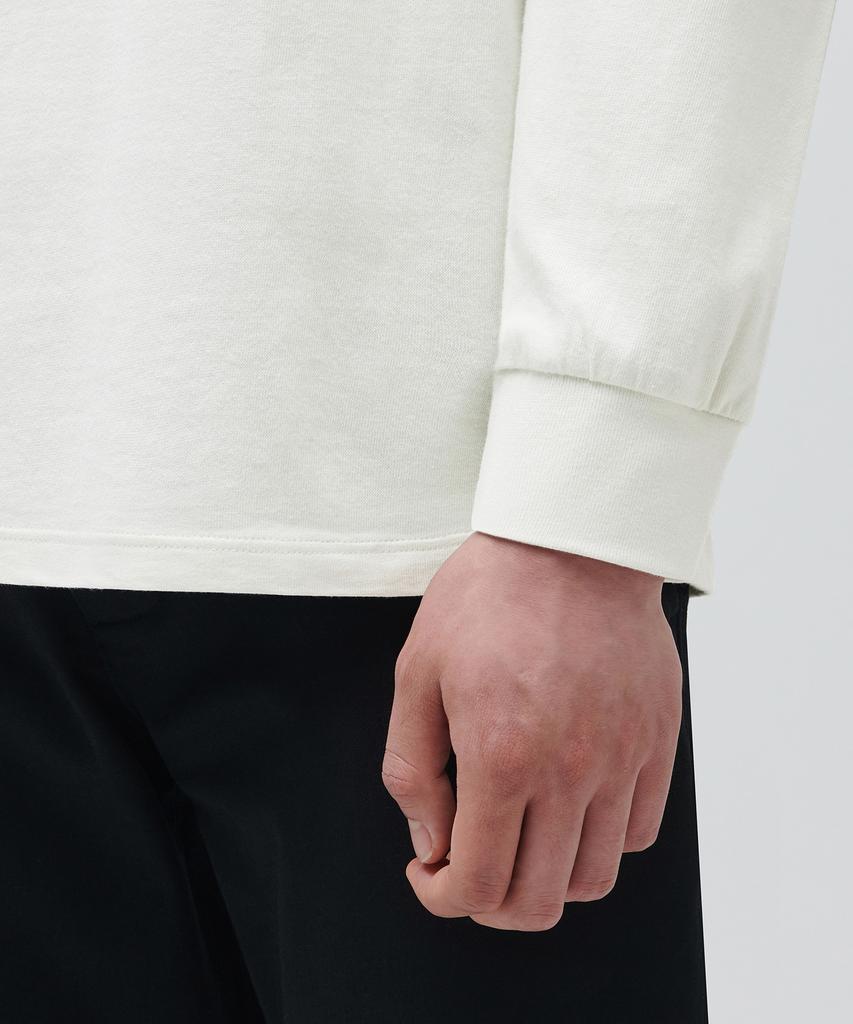 MUSINSA STANDARD Crew Neck Long Sleeve T-Shirt [Dusty Cream]