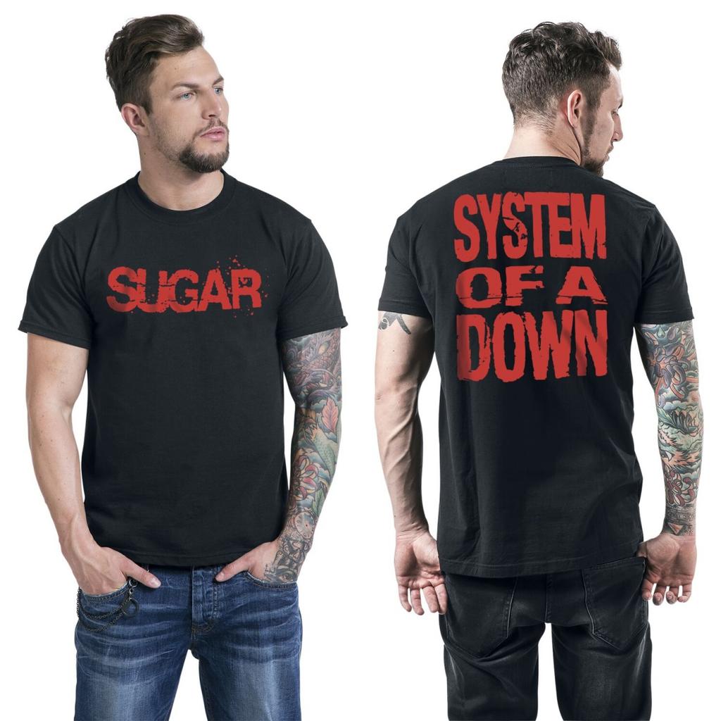 Редкая Хлопковая Футболка с Графикой System of A Down Унисекс Летняя С Коротким Рукавом Модный Бренд Футболка Роскошная Повседневная Винтажные Футболки