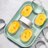 10Pcs Aluminum Zinc Zinc Alloy Cheesecake Mold High-temperature Mousse Cake Ring Oval Baking Pans  Egg Tart