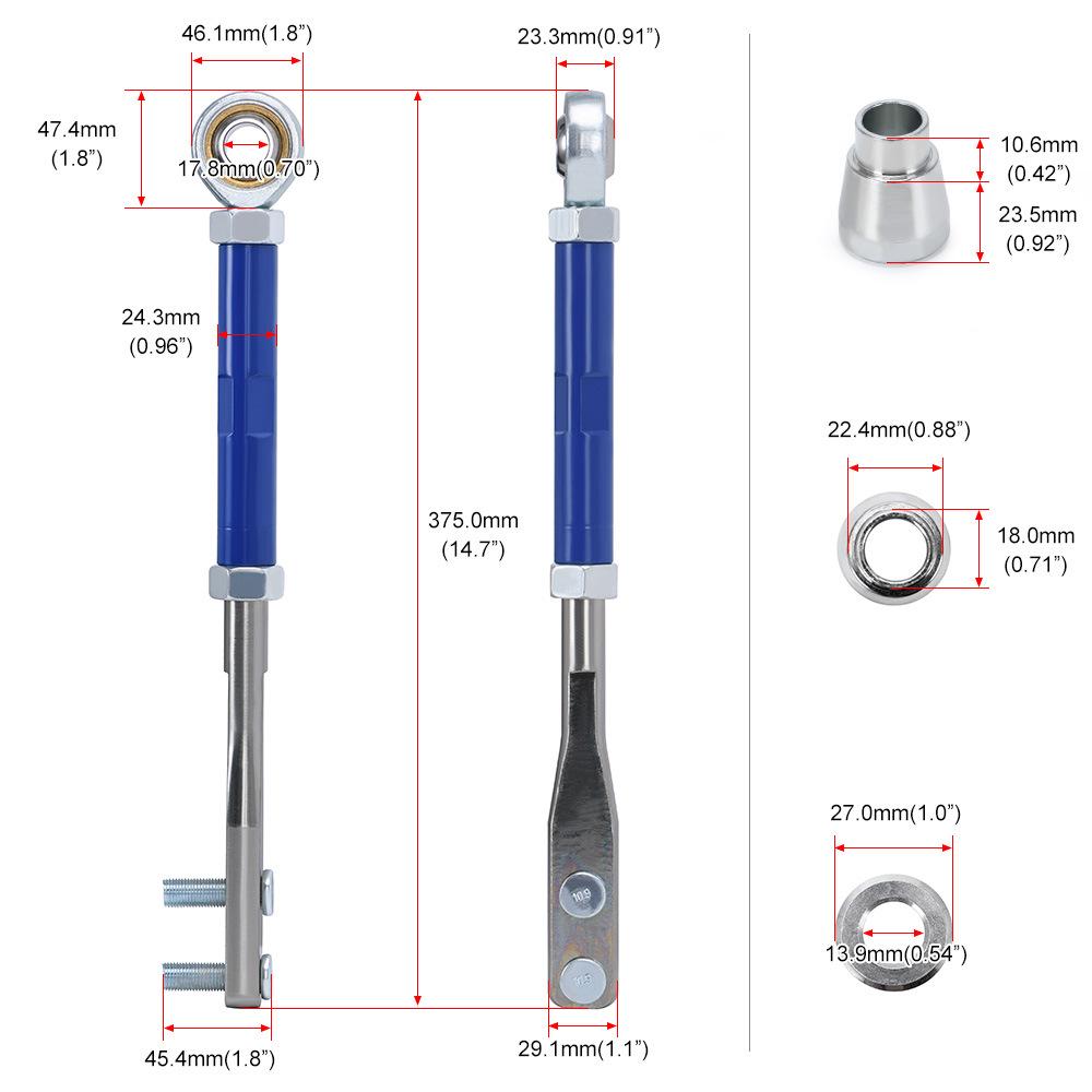 Modified Suspension Control Arm and Tie Rod Set for Nissan 240SX S14/S15